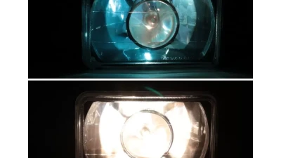 Spec-D Universal 4"x6" H4 Projector Headlights (Matte Black Housing/Glass Lens)                                     - LHP-4X6JM - Image 2