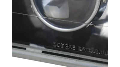 Spec-D Universal 4"x6" H4 Projector Headlights (Matte Black Housing/Glass Lens)                                     - LHP-4X6JM - Image 6