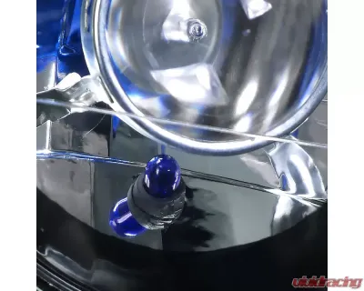 Spec-D Universal 7" Round H4 Projector Headlights (Matte Black Housing/Clear Lens) - LHP-7RNDJM