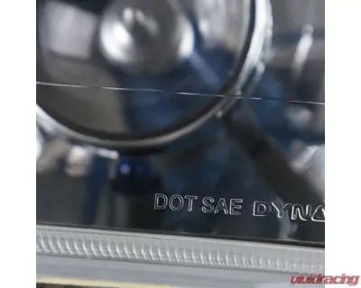 Spec-D Universal 7"x6" H4 Projector Headlights (Chrome Housing/Clear Lens) - LHP-7X6