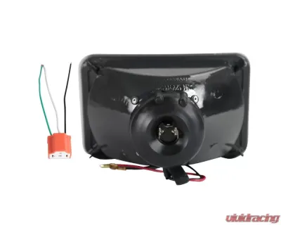 Spec-D Universal 7"x6" H4 Projector Headlights (Chrome Housing/Clear Lens) - LHP-7X6