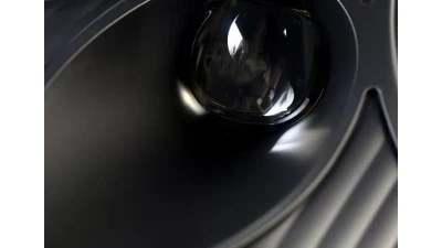 Spec-D LED Light Strip Projector Headlights w/ LED Turn Signal Lights (Matte Black Housing/Clear Lens) Porsche Boxster 986 | 911 996 1997-2004                                     - LHP-BOX97JM-TM - Image 2