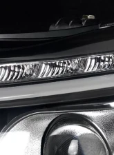 Spec-D Projector Headlights w/ LED Light Strip & Turn Signal Lights (Matte Black Housing/Clear Lens) Mercedes-Benz W220 S-Class 1998-2006                                     - LHP-BW22000JM-TM - Image 6