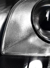 Spec-D Projector Headlights w/ LED Light Strip & Turn Signal Lights (Matte Black Housing/Clear Lens) Mercedes-Benz W220 S-Class 1998-2006                                     - LHP-BW22000JM-TM - Image 8