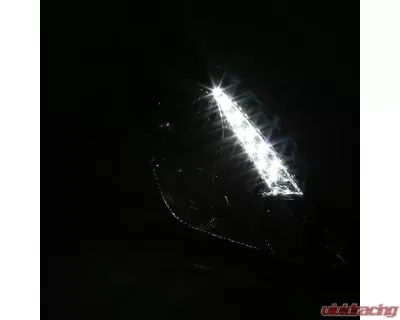 Spec-D Projector Headlights w/ SMD LED Light Strip (Chrome Housing/Clear Lens) Toyota Celica 2000-2005 - LHP-CEL00-RS