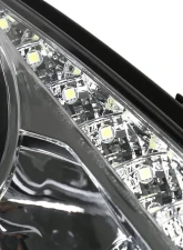 Spec-D Projector Headlights w/ SMD LED Light Strip (Chrome Housing/Clear Lens) Toyota Celica 2000-2005                                     - LHP-CEL00-RS - Image 4