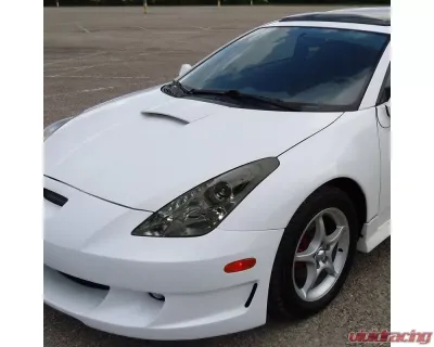 Spec-D Projector Headlights w/ SMD LED Light Strip (Chrome Housing/Smoked Lens) Toyota Celica 2000-2005 - LHP-CEL00G-RS