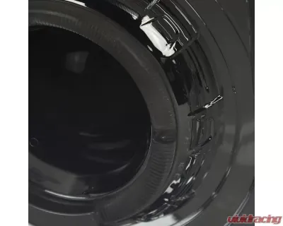 Spec-D Halo Projector Headlights w/ SMD LED Light Strip (Chrome Housing/Smoked Lens) Jeep Cherokee 1997-2001 - LHP-CHKE97G-RS