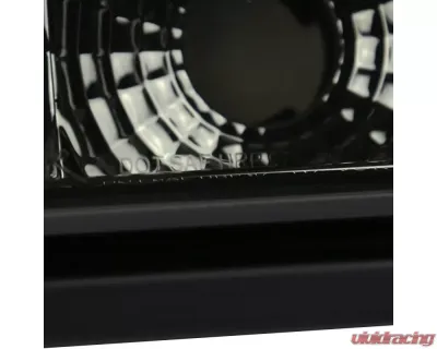 Spec-D Halo Projector Headlights w/ SMD LED Light Strip (Chrome Housing/Smoked Lens) Jeep Cherokee 1997-2001 - LHP-CHKE97G-RS