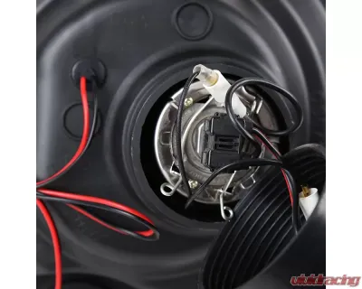 Spec-D Halo Projector Headlights w/ SMD LED Light Strip (Chrome Housing/Smoked Lens) Jeep Cherokee 1997-2001 - LHP-CHKE97G-RS