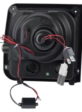 Spec-D Halo Projector Headlights w/ SMD LED Light Strip (Chrome Housing/Smoked Lens) Jeep Cherokee 1997-2001                                     - LHP-CHKE97G-RS - Image 9