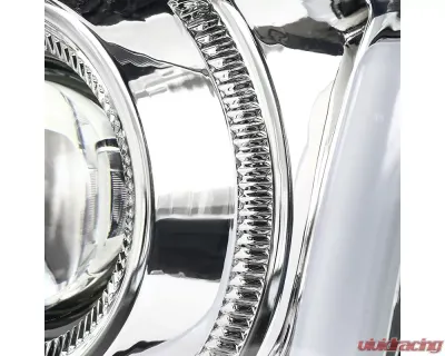 Spec-D LED Bar Projector Headlights (Chrome Housing/Clear Lens) Chevrolet Camaro 2010-2013 - LHP-CMR10-TM