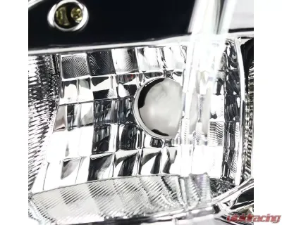 Spec-D LED Bar Projector Headlights (Chrome Housing/Clear Lens) Chevrolet Camaro 2010-2013 - LHP-CMR10-TM