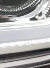 Spec-D LED Bar Projector Headlights (Chrome Housing/Clear Lens) Chevrolet Camaro 2010-2013                                     - LHP-CMR10-TM - Image 9