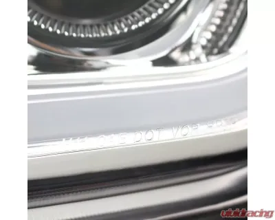 Spec-D LED Bar Projector Headlights (Chrome Housing/Clear Lens) Chevrolet Camaro 2010-2013 - LHP-CMR10-TM