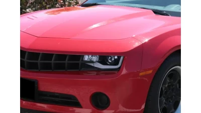 Spec-D LED Bar Projector Headlights (Glossy Black Housing/Smoked Lens) Chevrolet Camaro 2010-2013                                     - LHP-CMR10G-TM - Image 10