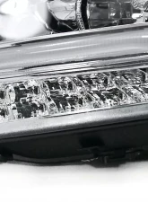 Spec-D Halo Projector Headlights w/ LED Light Bar & LED Turn Signal Lights (Chrome Housing/Clear Lens) Chevrolet Cruze 2011-2016                                     - LHP-CRU11-TM - Image 5