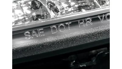 Spec-D Halo Projector Headlights w/ LED Light Bar & LED Turn Signal Lights (Matte Black Housing/Clear Lens) Chevrolet Cruze 2011-2016                                     - LHP-CRU11JM-TM - Image 9