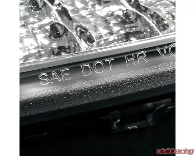 Spec-D Halo Projector Headlights w/ LED Light Bar & LED Turn Signal Lights (Matte Black Housing/Clear Lens) Chevrolet Cruze 2011-2016 - LHP-CRU11JM-TM