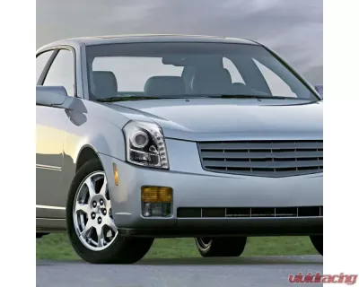 Spec-D Halo Projector Headlights w/ SMD LED Light Strip (Chrome Housing/Clear Lens) Cadillac CTS 2003-2007 - LHP-CTS03-RS