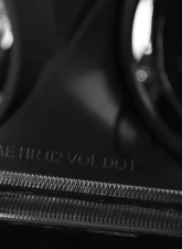 Spec-D H7 Projector Headlights (Matte Black Housing/Clear Lens) Chevrolet Corvette C5 1997-2004                                     - LHP-CVET97JM-RS - Image 6