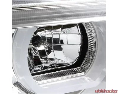 Spec-D Dual Halo Projector Headlights w/ LED Light Bars (Chrome Housing/Clear Lens) BMW E38 1995-2001 - LHP-E3895-TM