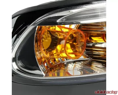 Spec-D Dual Halo Projector Headlights w/ LED Light Bars (Chrome Housing/Clear Lens) BMW E38 1995-2001 - LHP-E3895-TM
