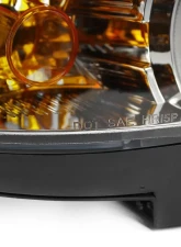 Spec-D Dual Halo Projector Headlights w/ LED Light Bars (Chrome Housing/Clear Lens) BMW E38 1995-2001                                     - LHP-E3895-TM - Image 6