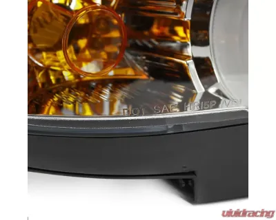 Spec-D Dual Halo Projector Headlights w/ LED Light Bars (Chrome Housing/Clear Lens) BMW E38 1995-2001 - LHP-E3895-TM