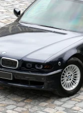 Spec-D Dual Halo Projector Headlights w/ LED Light Bars (Glossy Black Housing/Smoke Lens) BMW E38 1995-2001                                     - LHP-E3895G-TM - Image 10
