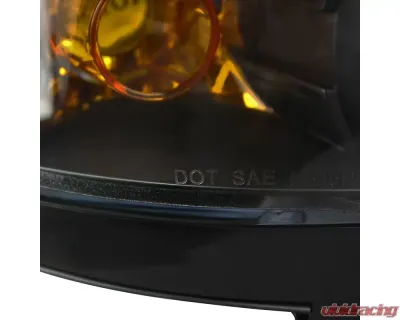 Spec-D LED Bar Dual Halo Projector Headlights (Matte Black Housing/Clear Lens) BMW E38 7-Series 1995-2001 - LHP-E3895JM-TM