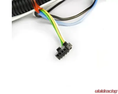 Spec-D LED Bar Dual Halo Projector Headlights (Matte Black Housing/Clear Lens) BMW E38 7-Series 1995-2001 - LHP-E3895JM-TM