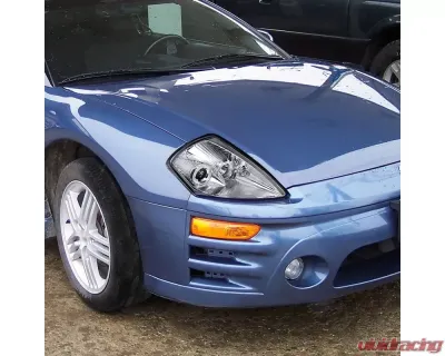 Spec-D Dual Halo Projector Headlights (Chrome Housing/Clear Lens) Mitsubishi Eclipse 2000-2005 - LHP-ELP00-ABM