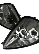 Spec-D Dual Halo Projector Headlights (Chrome Housing/Smoke Lens) Mitsubishi Eclipse 2000-2005                                     - LHP-ELP00G-ABM - Image 10