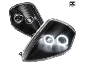 Spec-D Dual Halo Projector Headlights (Matte Black Housing/Clear Lens) Mitsubishi Eclipse 2000-2005