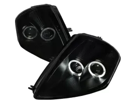 Spec-D Dual Halo Projector Headlights (Black Housing/Smoke Lens) Mitsubishi Eclipse 2000-2005