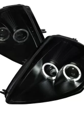 Spec-D Dual Halo Projector Headlights (Black Housing/Smoke Lens) Mitsubishi Eclipse 2000-2005                                     - LHP-ELP00SM-ABM - Image 10