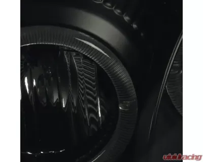 Spec-D Dual Halo Projector Headlights (Black Housing/Smoke Lens) Mitsubishi Eclipse 2000-2005 - LHP-ELP00SM-ABM
