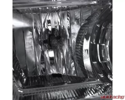 Spec-D Projector Headlights w/ SMD LED Light Strip (Chrome Housing/Clear Lens) Ford F-Series | Excursion 1999-2004 - LHP-F25099-RS