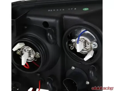 Spec-D Projector Headlights w/ SMD LED Light Strip (Chrome Housing/Clear Lens) Ford F-Series | Excursion 1999-2004 - LHP-F25099-RS