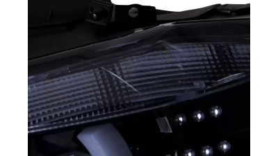 Spec-D Dual LED U-Bar Projector HID-Compatible Headlights w/ LED Turn Signal Lights (Glossy Black Housing/Smoked Lens) BMW F30 3-Series 2012-2015                                     - LHP-F3012G-HD-TM - Image 6