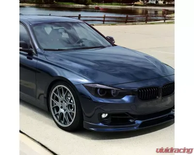 Spec-D Dual LED U-Bar Projector HID-Compatible Headlights w/ LED Turn Signal Lights (Glossy Black Housing/Smoked Lens) BMW F30 3-Series 2012-2015 - LHP-F3012G-HD-TM