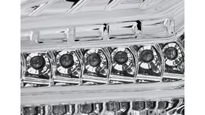 Spec-D Projector Headlights w/ LED Strip & Turn Signal Lights (Chrome Housing/Clear Lens) Scion FR-S | Toyota GT86 2012-2017                                     - LHP-FRS12-TM - Image 4