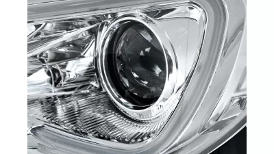 Spec-D Projector Headlights w/ LED Strip & Turn Signal Lights (Chrome Housing/Clear Lens) Scion FR-S | Toyota GT86 2012-2017                                     - LHP-FRS12-TM - Image 5