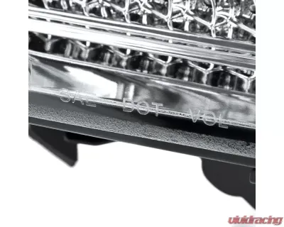 Spec-D Projector Headlights w/ LED Strip & Turn Signal Lights (Chrome Housing/Clear Lens) Scion | Toyota 2012-2017 - LHP-FRS12-TM
