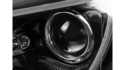 Spec-D LED Bar Projector Headlights w/ LED Turn Signal Lights (Jet Black Housing/Clear Lens) Scion FR-S | Toyota GT86 2012-2017                                     - LHP-FRS12BK-TM - Image 3