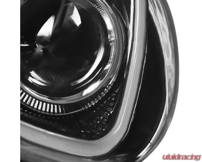 Spec-D Projector Headlights w/ LED Bar & Turn Signal Lights (Jet Black Housing/Clear Lens) Scion | Toyota 2012-2017 - LHP-FRS12BK-TM