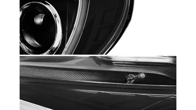 Spec-D LED Bar Projector Headlights w/ LED Turn Signal Lights (Jet Black Housing/Clear Lens) Scion FR-S | Toyota GT86 2012-2017                                     - LHP-FRS12BK-TM - Image 6