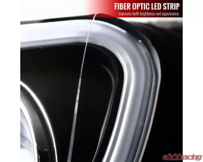 Spec-D Projector Headlights w/ LED Light Bar & Sequential Turn Signal Lights (Matte Black Housing/Clear Lens) Scion | Toyota 2012-2017 - LHP-FRS12JM-SQ-TM