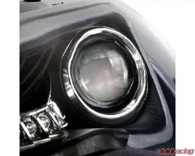 Spec-D Projector Headlights w/ LED Light Bar & Sequential Turn Signal Lights (Matte Black Housing/Clear Lens) Scion | Toyota 2012-2017 - LHP-FRS12JM-SQ-TM